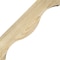 Ekena Millwork 4"W x 16"D x 16"H Funston Rough Sawn Knee Brace, Douglas Fir BRC04X16X16FST00RDF - alternate 3